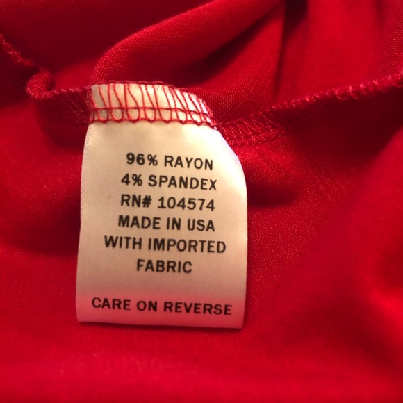 Nordstrom Red Summer Dress, Size XL - Picture 13 of 14